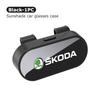 CKDQ9 Car Interior Accessories Glasses Holder Clip Box Car Visor Sunglasses Glasses Case For Skoda Rapid Octavia Derivative Enyaq-iV