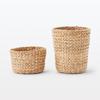 MUJI Runder Korb Durchmesser 26 x Höhe 30cm Wasserhyazinthe Tief 12361077