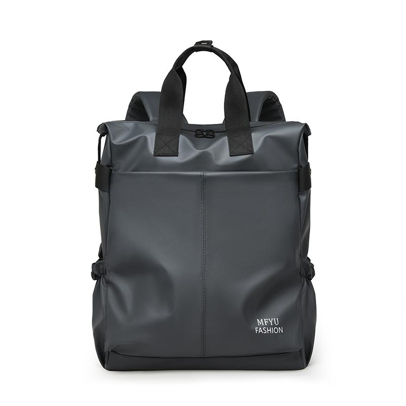 

Рюкзак для отдыха, большой вместимости, регулируемые плечевые лямки, застежка-молния, сумка для ноутбука в стиле ретро серый