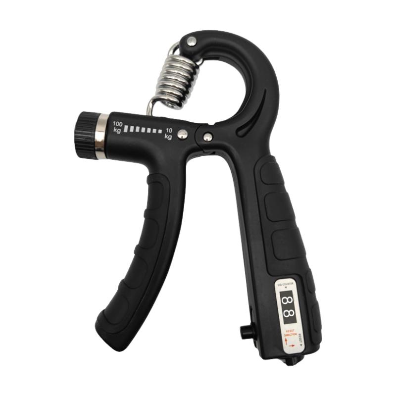 Durable And Safe 10-100Kg Adjustable Hand Grip Strengthener Trainer With Counter Wrist Forearm And Exerciser For Muscle Building Strength