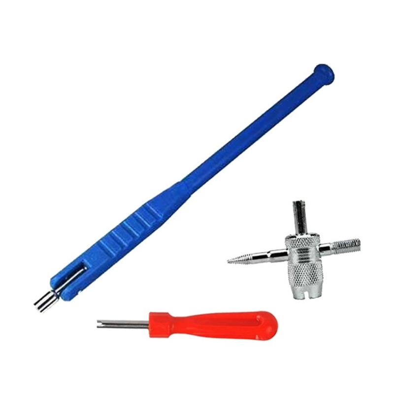 

47/3pcs Tire Valves Installation Tool set Metal Construction Valves Stem Installer Set Upgrades for Professional & Home