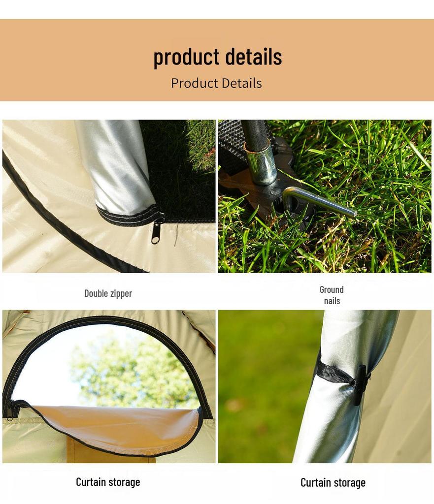 Portable Outdoor Shower & Changing Tent for Camping