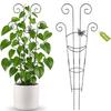 1 PCS Indoor Plant Plastic Garden Stand, Small Climbing Leaf-Shaped Stand, Suitable Plants Such Pothos, Hoya, Monstera,Ivy,Etc.