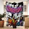 Scooby Print Blanket - Soft & Comfortable, for Bedroom, Travel, Sofa, Home Decoration - Birthday Christmas Gift for Friend