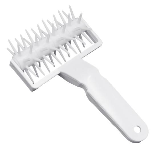 Kunststoff Gebäck Pizza Teig Nadelräder Roller Brot Locher DIY Backwerkzeug