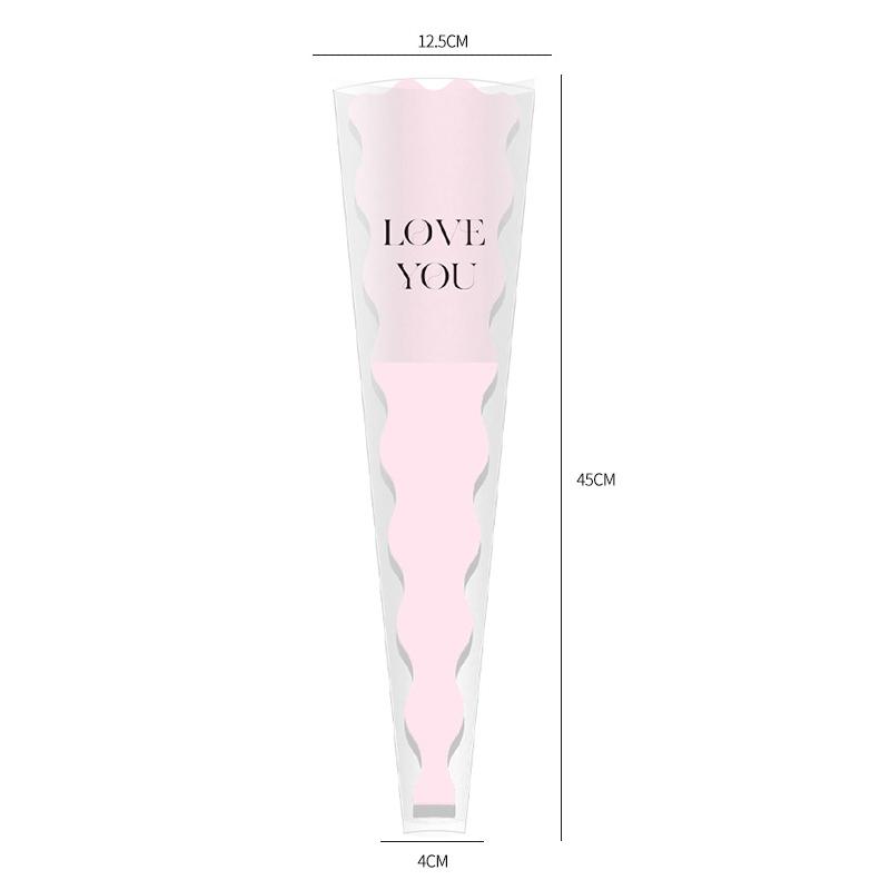 

50 Only A Mermaid Single Flower Bag Multi-Color Optional Single Flower Bag Florist Material Bouquet Flower Bag