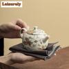 Chinese Double-sided Tea Towel Cleaning Cloth Tea Mat Thickened Absorbent Rag Soft Cotton Kitchen Towel Kung Fu Tea Accessories