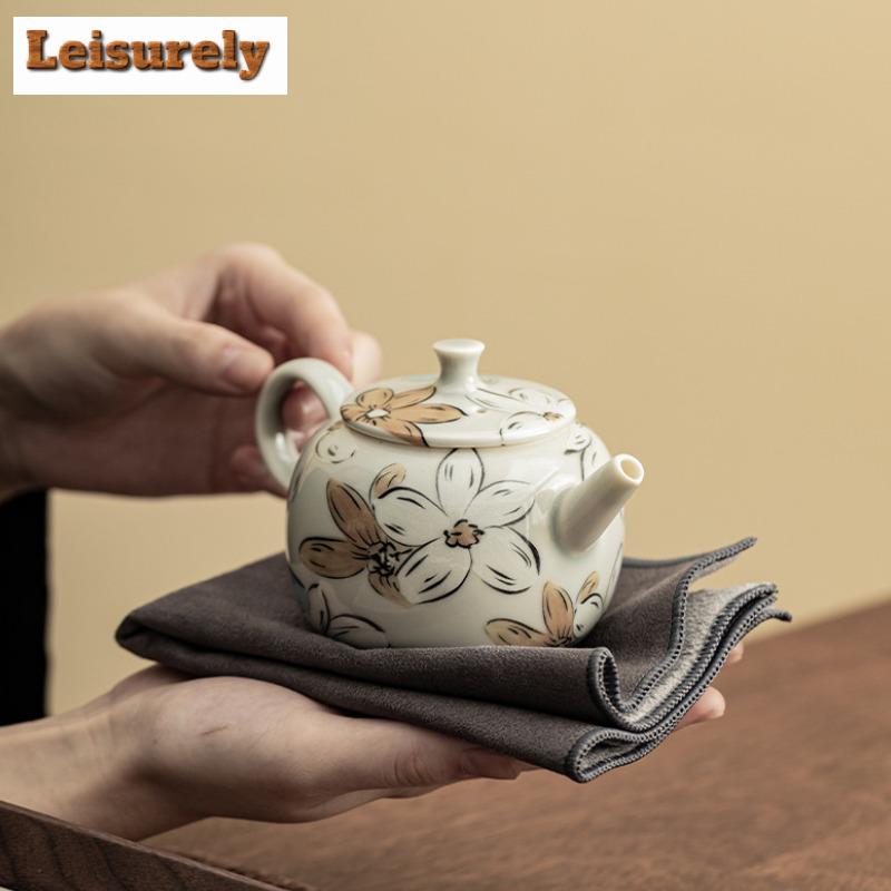 Chinese Double-sided Tea Towel Cleaning Cloth Tea Mat Thickened Absorbent Rag Soft Cotton Kitchen Towel Kung Fu Tea Accessories