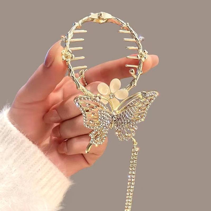 

Бабочка-колокольчик, орхидея, заколка для волос, кисточка в виде лебедя, голова таблетки, хвостик, пряжка, жемчужная шпилька, заколка для девочек, заколка для волос, аксессуары для волос