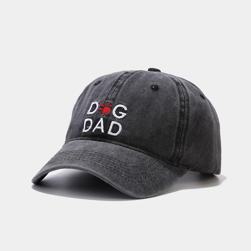 Baseball cap men's European and American washed retro embroidered cap women's outdoor travel sun protection curved brim sun hat