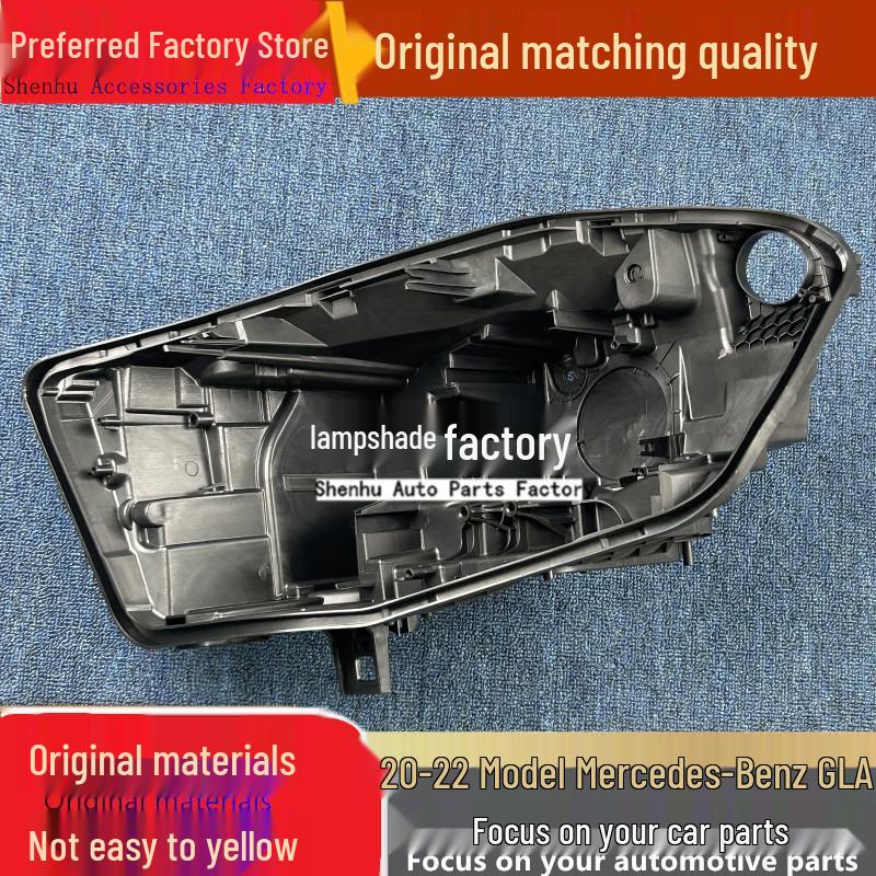 

Mercedes-Benz GLA 20-22 Headlight Rear & Front Black Base Cover Driver side front