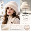 Solid Color Winter Hat Plush Fisherman Hat New Berets  Outdoor