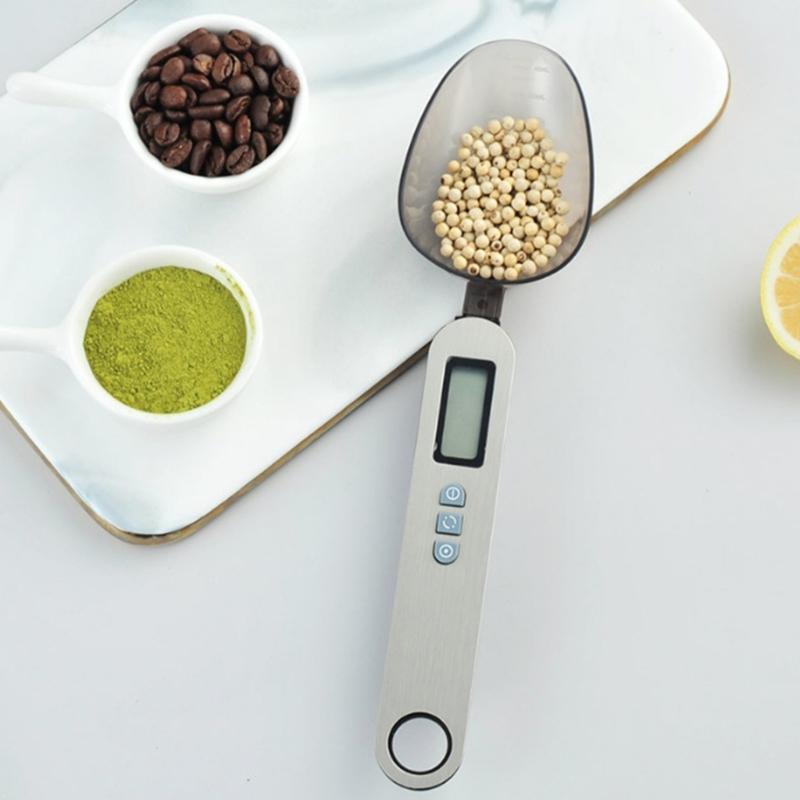 Electronic Spoon Scale Precisions Weighing Pet Feed Scoops With Easy To Read LCD Screen For Healthy Diet Control