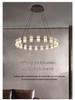 Postmodern Minimalist Chandelier for Living Room, Restaurant, or Bedroom - Italian Round Ring Design