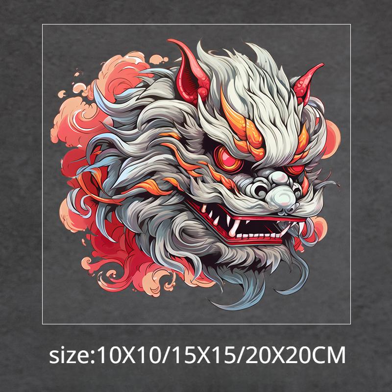 Dragon Totem Country Tide Car Decals Window Bumper Windshield Scratch Covering Decor Motorcycle Front Cowl Fuel Tank Decals