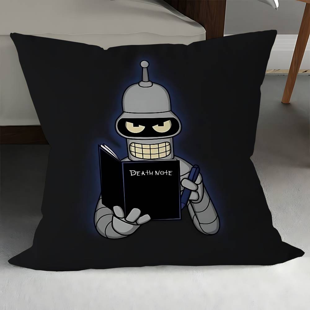 Cartoon Bender Cushion Cover Pillowcase Upholstery Sofa Throw Pillow Home Decor Pillowcas