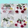Silk Flower Wedding Decor Artificial Rose Arrangement For Photography And Home Decor