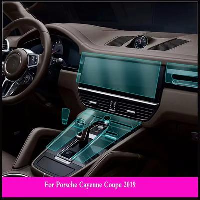 Car Navigation Central Console Tempered Glass Screen Protector Steel Portective Film For Porsche Cayenne Coupe  Accessories