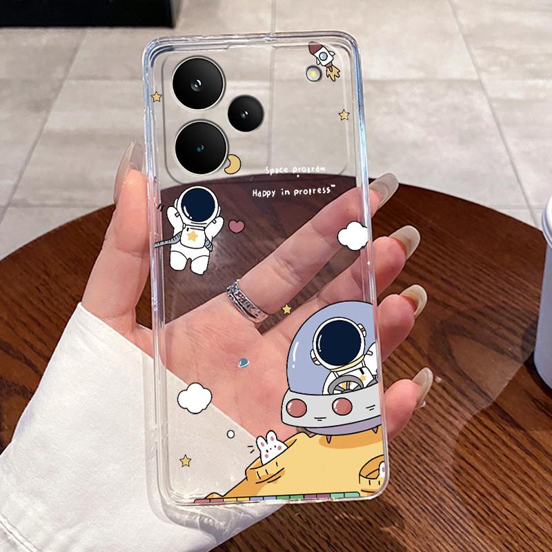 Hülle Für Realme P4 / Realme P4 Pro Fundas Weiche TPU Rückabdeckung Realme P3 Schalen Klare Silikon Niedliche Katze Kaninchen Schutzhülle