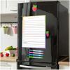 GLUN Magnetic To Do List Planner Size 23x30cm for Metal Surface, Fridge, Almira and Wardrobe with 4 Pieces of Multicolou