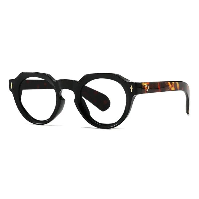 Gradient Grey Round Reading Glasses Women Men Blue Light Blocking Prescription Glasses Retro Small Frame Rice Nail Eyeglasses +2