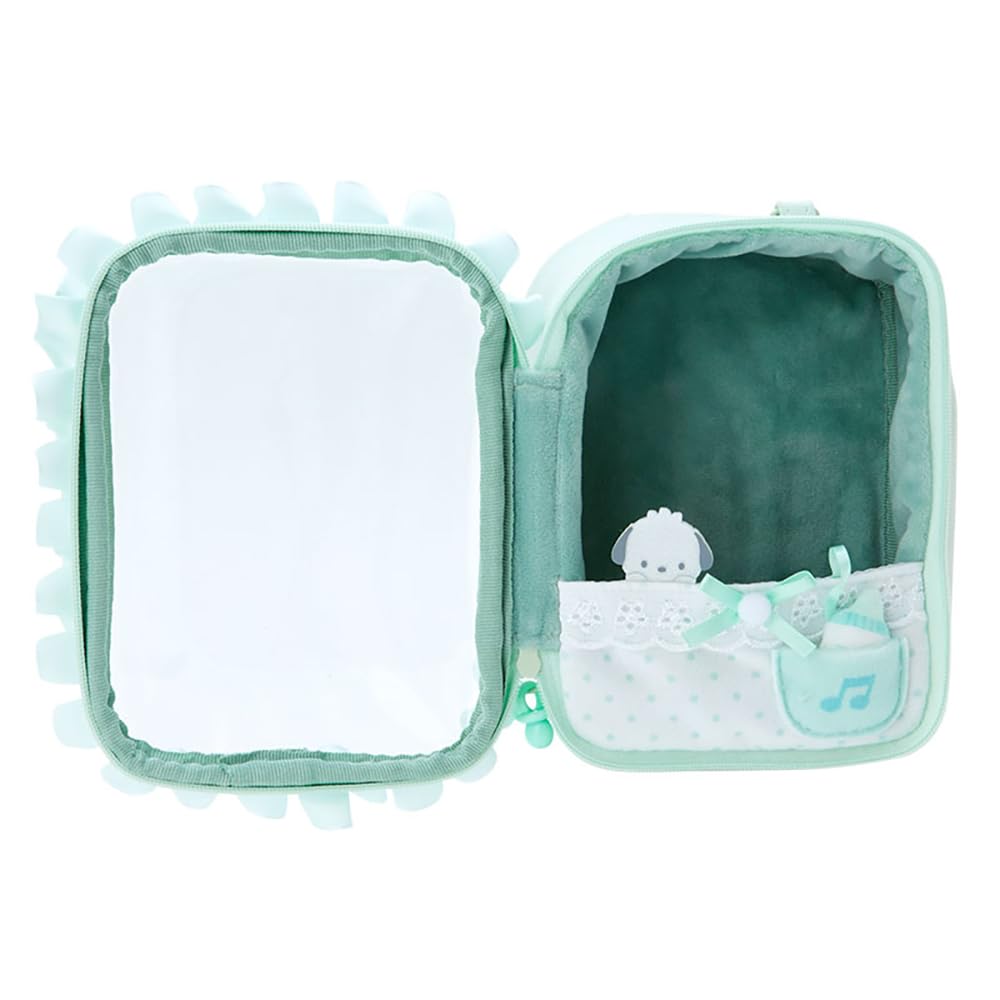 Sanrio Pochacco Plush Enjoy X 12 X 9 SANRIO 184730 Pouch, Idol, Baby, 15.5 Cm, Character,