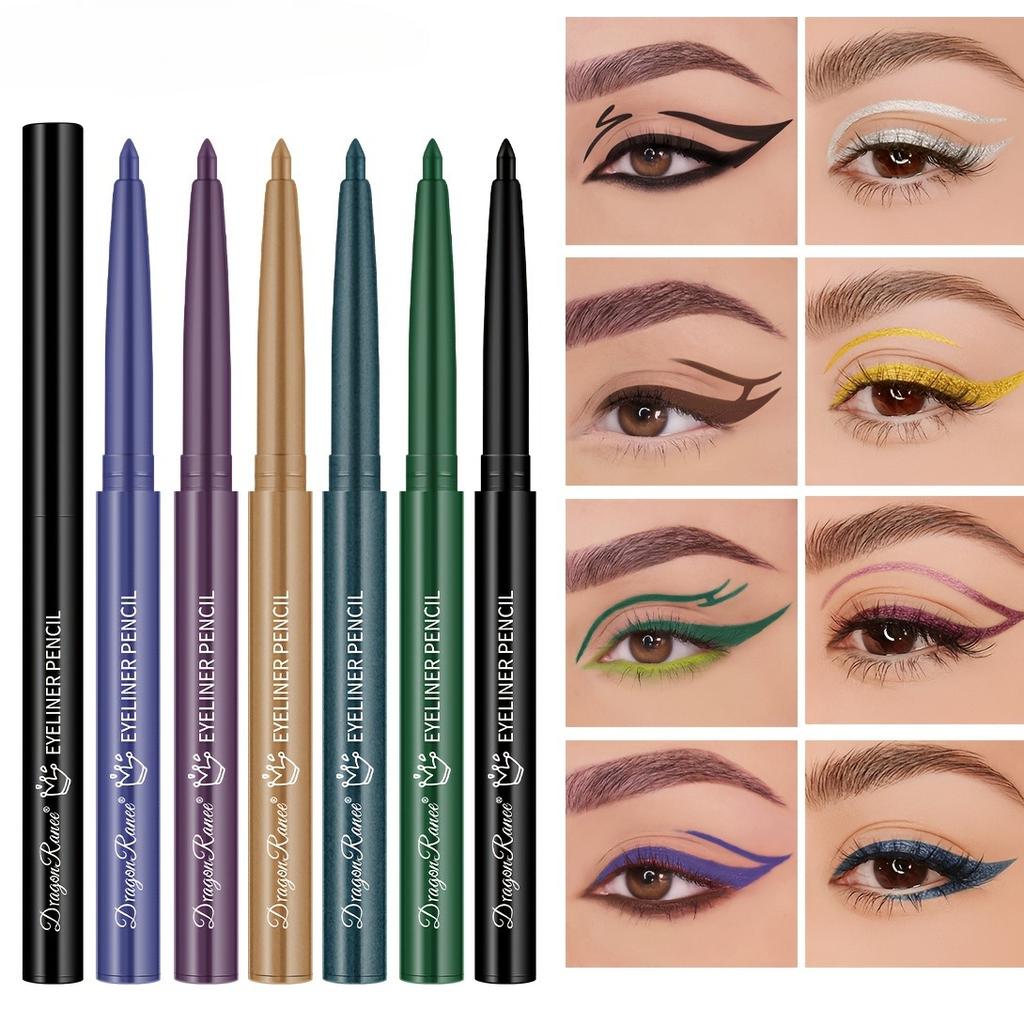 Schnelltrocknender, Geschmeidiger und Wasserfester Bunter Eyeliner Stift. Setzt in Einem Zug. Ein Muss für Anfänger.