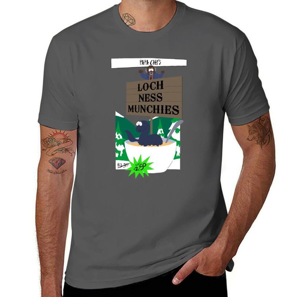 Papa Chefs Loch Ness Munchies TShirt Quick Dry Light Sports TShirt