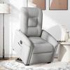 VidaXL Fauteuil inclinable électrique gris nuage tissu, chaise inclinable électrique, fauteuil électrique pour personnes 3303283
