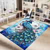 1PC Peacock Flowers Extra Large Non Slip Floor carpet, Office, family, Studio   Large Area Rug Indoor Rugs, Bold Statement Piece