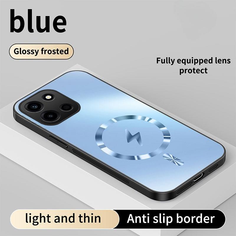 For OnePlus Nord 6 Case Integrated Magnetic Light-absorbing Fashion Ice Image Frosted Surface Shock Absorption Box