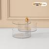 Luxury Cartoon Rabbit Multi-Layer Rotating Fruit and Snack Box with Lid