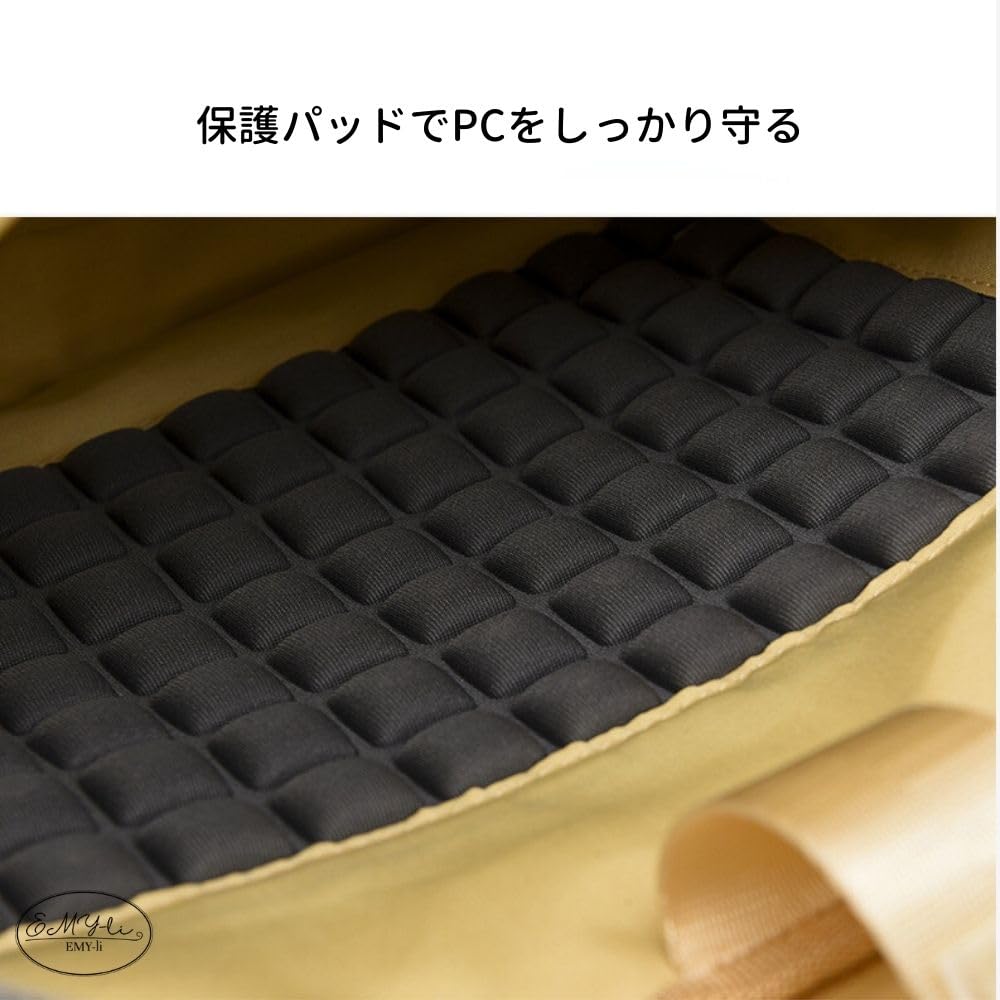 Laptoptasche Tragetasche 15 Zoll Businesstasche Kompatibel mit Zoll Niedlich Stilvoll Erwachsene Pendler Büro Braun Khaki Zoll Größe 27 x 38 x EMY-li 15.6 13-16