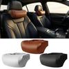 Comfortable Supportive Car Headrest Support Pillow With Ventilated Leather Cover Suitable For Any Time Of Year Neck Relief