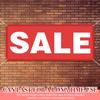 2x5 Feet Sale Signs for Retail Store Vinyl Banner Sign with Metal Grommets Reble Weatherproof Sale Banner for Outdoor Indoor Advertising Business