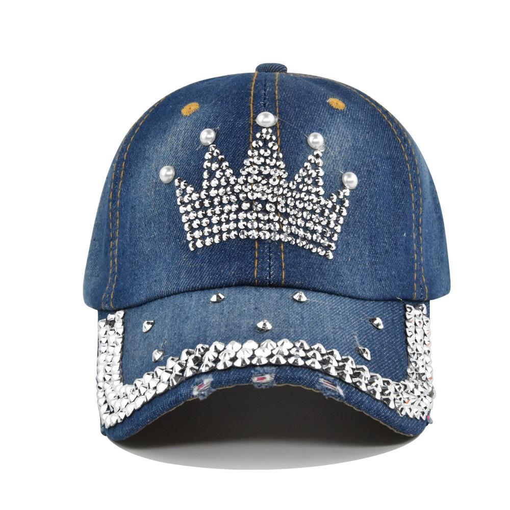 Cowboy Glitter Hat Embellishments Baseball Hat Holes Duck Tongue Sunshade Hat