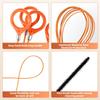 130/81cM Car Drain Dredge Cleaning Scrub Brush Auto Sunroof Long Hoses Detailing Cleaning Tool Spiral Cleaning Brush Drain Clean