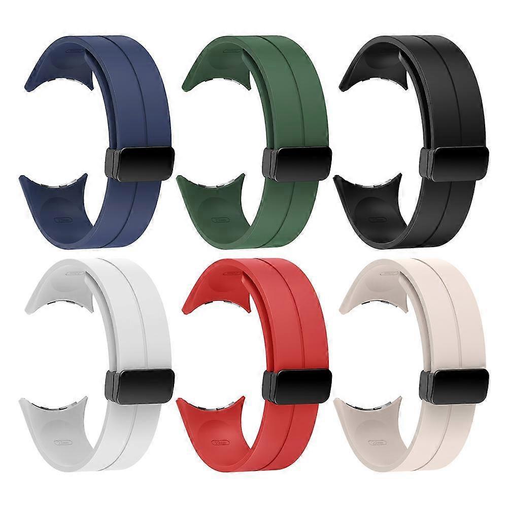 Google Pixel Watch Band - Magnetic Fold Clasp Strap Compatible with Pixel Watch 5