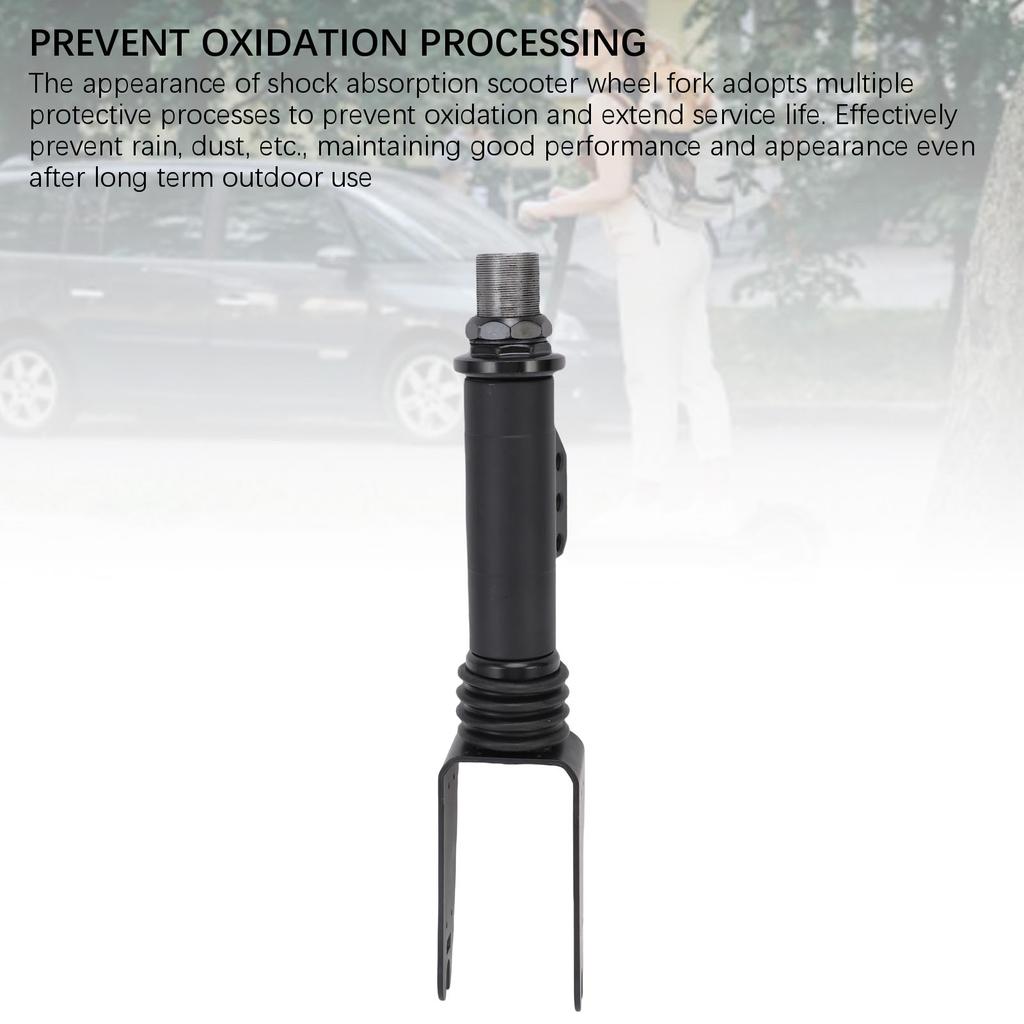 8in Scooter Front Fork Scooter Front Fork Fit for KUGOO  8in Electric Scooter Wheel Shock Absorption High Strength Metal