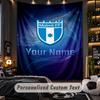 TapestryMalmö FF Custom Name Text Personalized Wall Hanging Tapestry Home Wall Decor