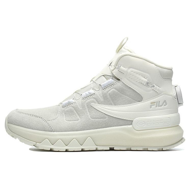 FILA LYNX TERRAIN BOA Cushioning, Wear Resistant Mid top Running Shoes Women s White A12W142210FSW 37.5