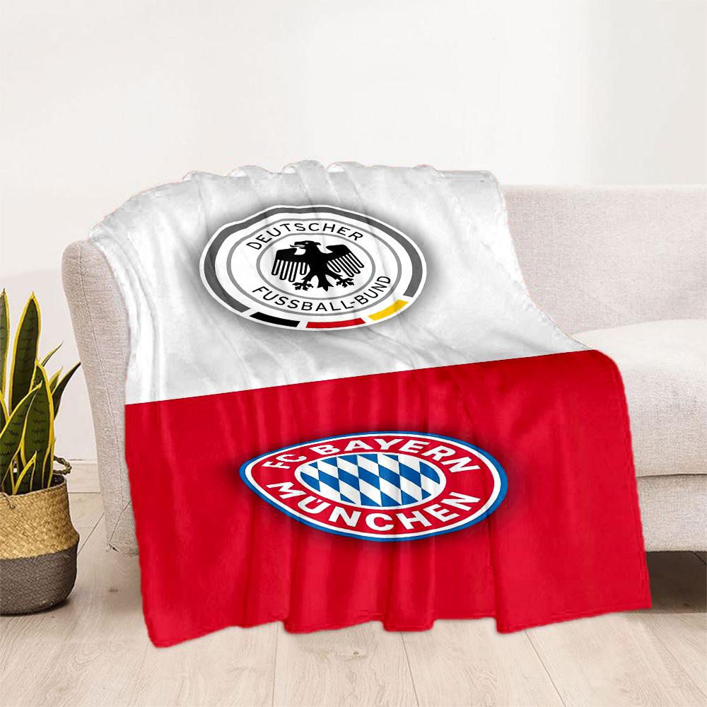 Bayern Munich Blanket Soft Warm Cozy Great for Bed Couch Office Chair for All Seasons Stylish Decor Best Holiday Gift for Friends Family