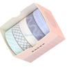 R6FF 5Rolls Decorative Tape for Art Craft 10mmx2m Scrapbooking Decoration Tape Craft Supplies for Journal Planner Wrapping
