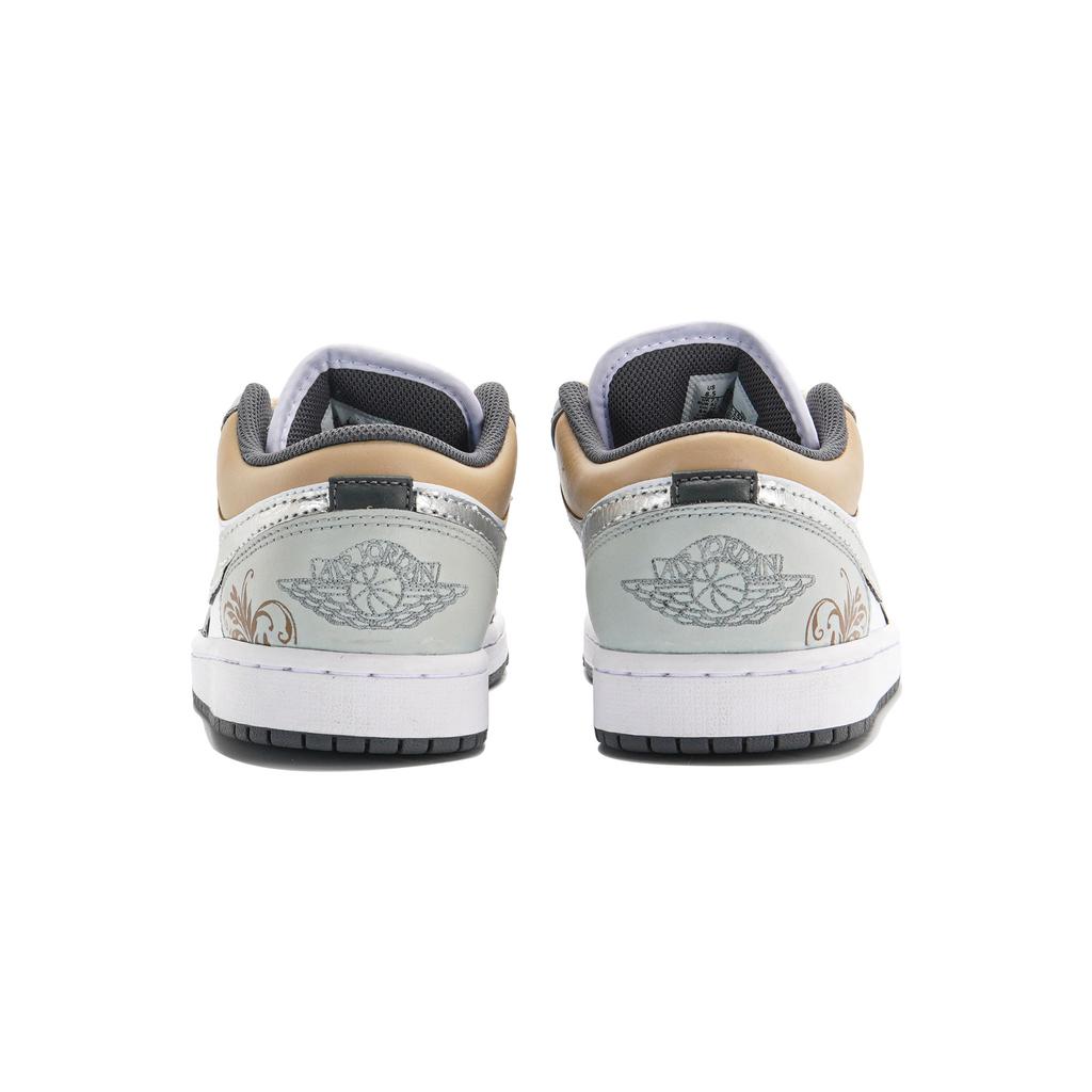 Jordan Air Jordan 1 Vintage Basketball Shoes Unisex Low top White 553558-152(Team210-)