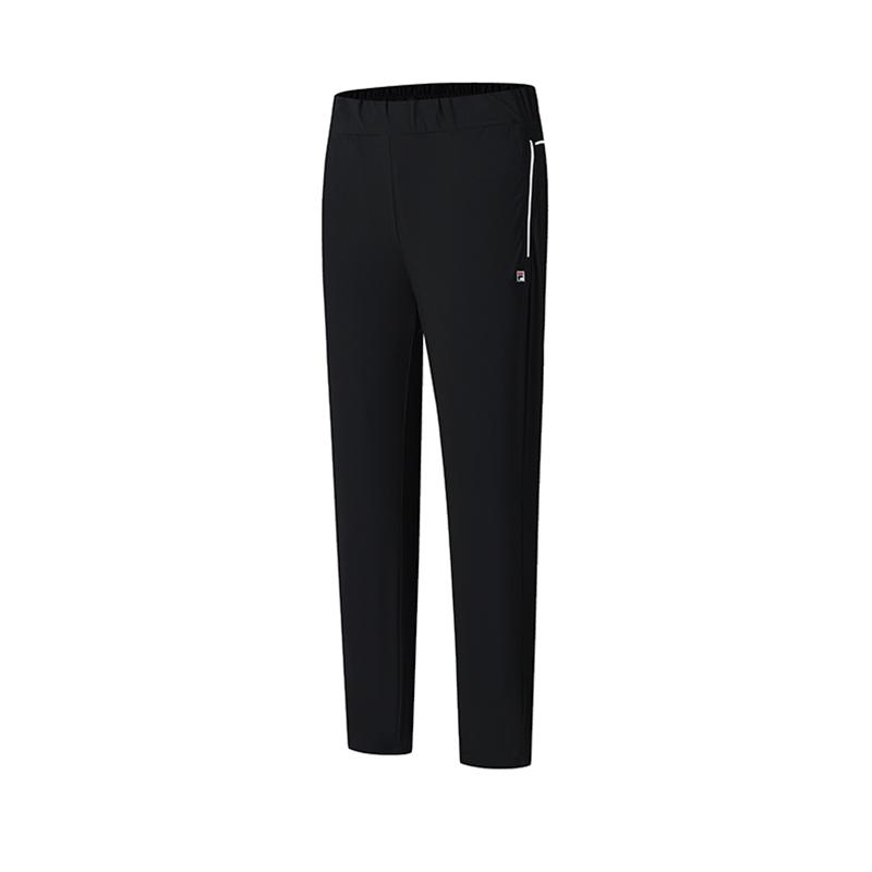 New FILA Knitted Sports Pants Women's Jet Black A51W523601F-BK