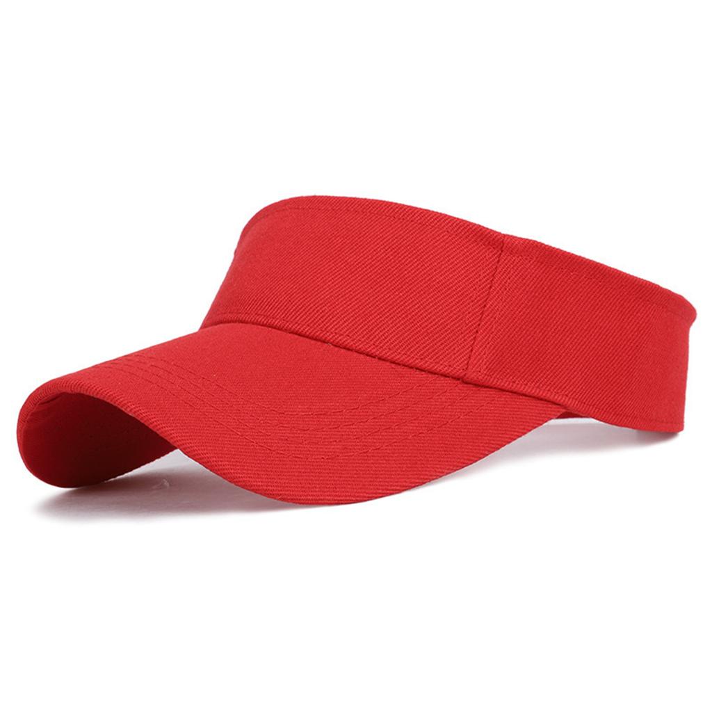 Cappello con visiera parasole per sport all'aperto, con parte superiore aperta, traspirante, regolabile, stile baseball, cappello parasole per tennis, golf, corsa