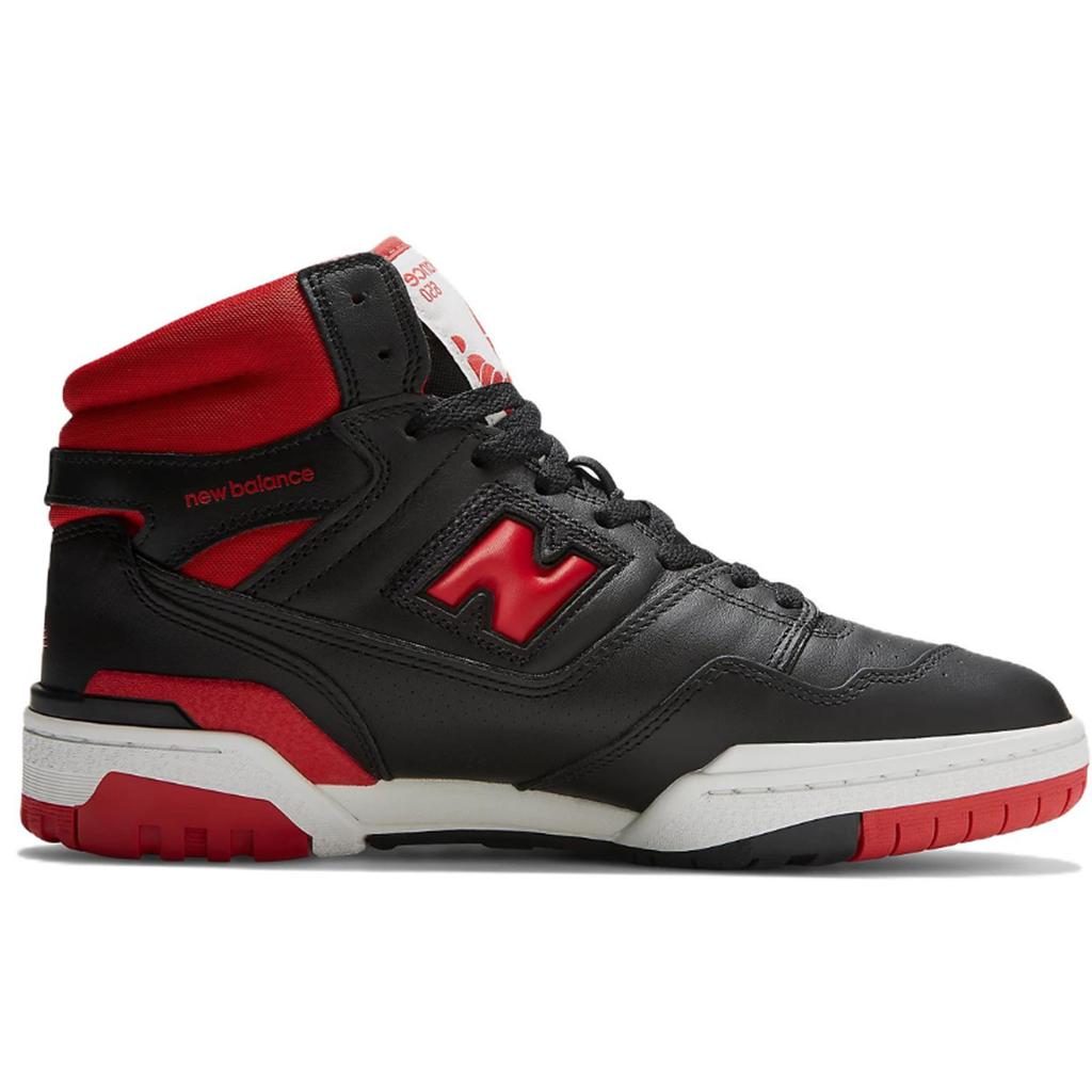 New Balance 650R Schwarz Rot Unisex Sneaker Weiß BB650RBR