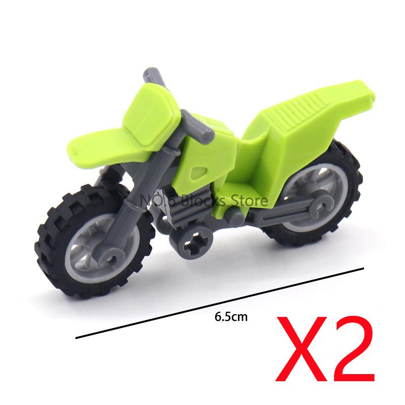 MOC Scena del Carcere Blocchi da Costruzione Accessori Gabbia Scudo della Polizia Motocicletta di Pattuglia Torre di Guardia Manette Mattoncini Giocattolo Fai da Te per Bambini S14