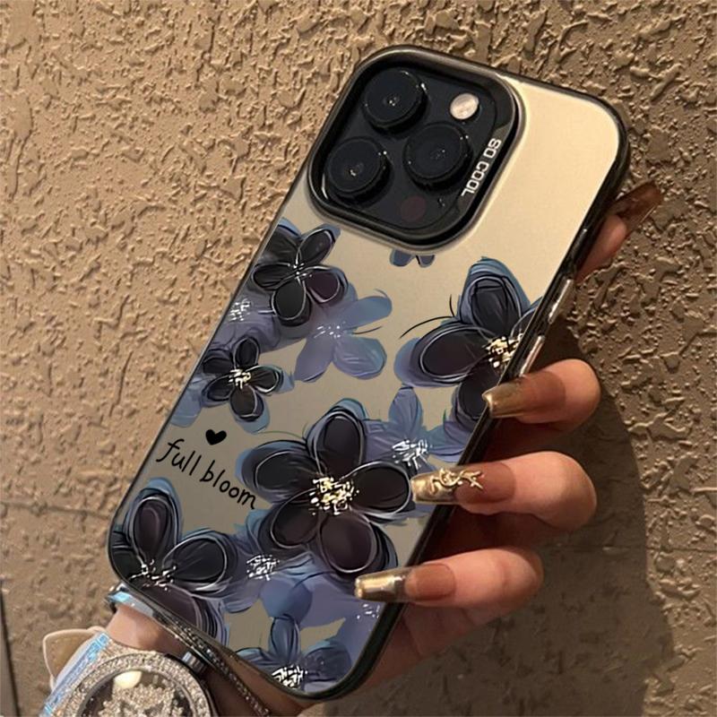 Full Bloom Flowers Electroplate IMD Phone Case For  Poco F5 X5 X6 M6 Pro 4G Mi 14 13 12 12T 13T Pro 11 Lite 5G Back Cover