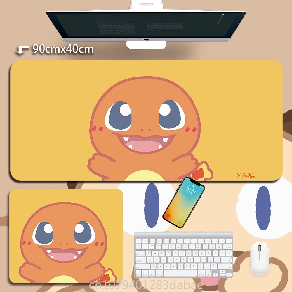 Quality Leather Pikachu Mouse Pad Pokémon Keyboard Pad Student Learning Writing Table Mat Waterproof Oil Resistant Tablecloth